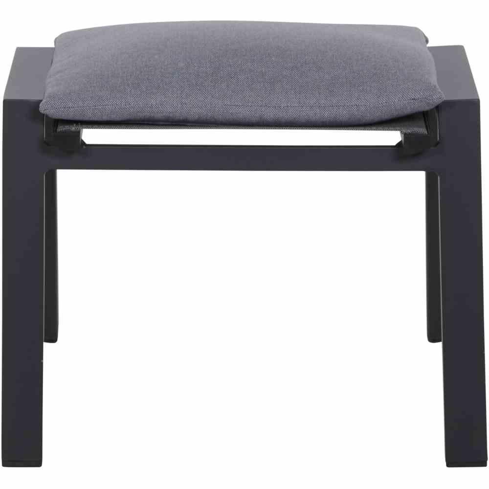 Gautzsch Hocker VALENCIA in Stoff Salt&Pepper