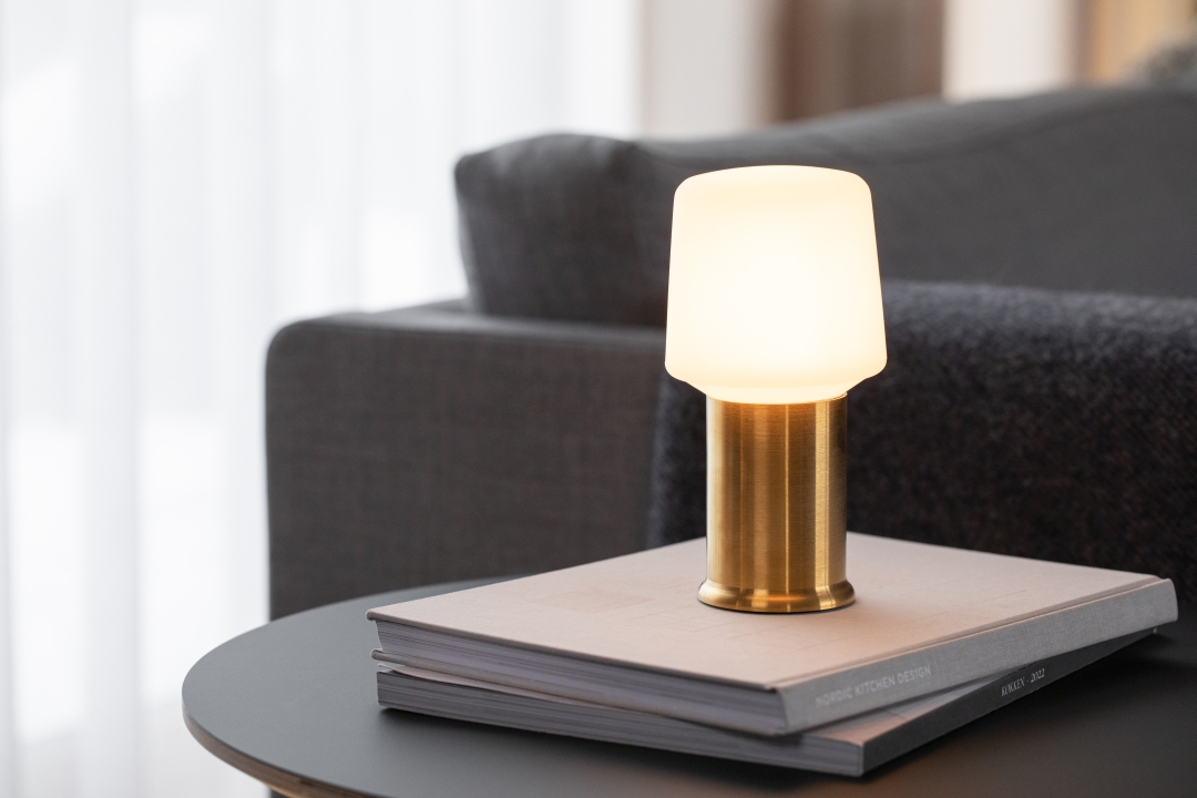 SACKit Lampenbasis LONDON in Farbe Brass