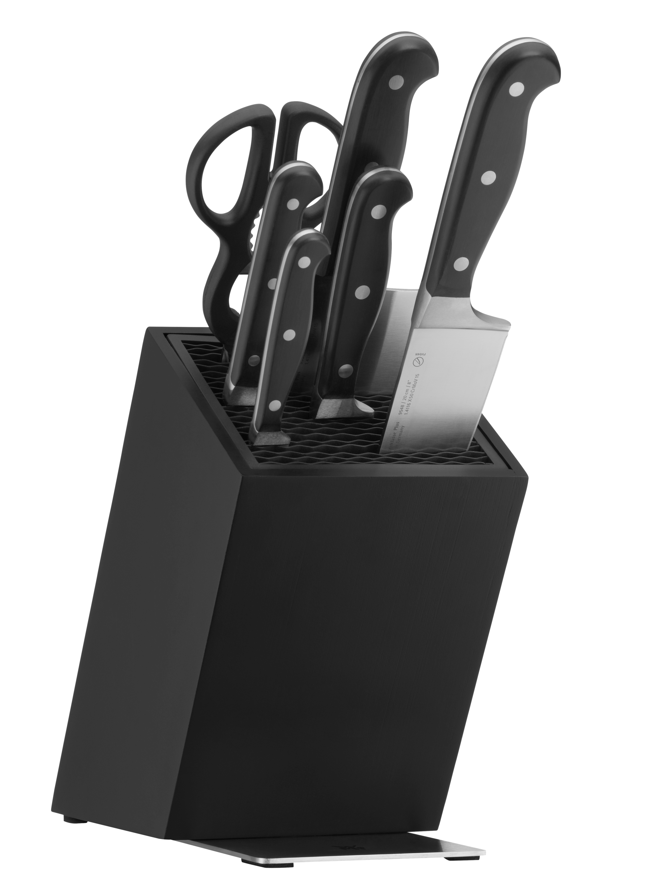 WMF FlexTec Messerblock Black in schwarz/Edelstahl
