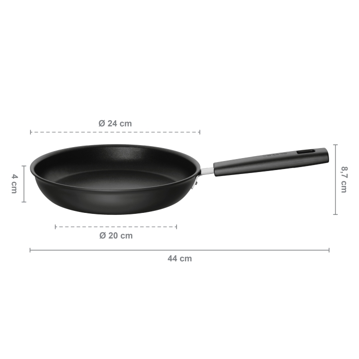 Fiskars Bratpfanne HARD FACE 24cm in Farbe Black