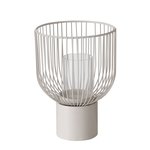 Boltze Windlicht Cindy H:25cm CINDY in Eisen pulverb./Klarglas