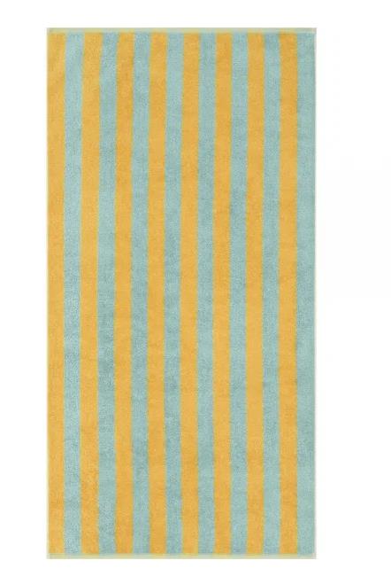 Cawö Duschtuch BOLD 70x140cm in Farbe mint/gelb Cawö Duschtuch BOLD 70x140cm in Farbe mint/gelb, Tuch, Streifen, blau, orange, Muster
