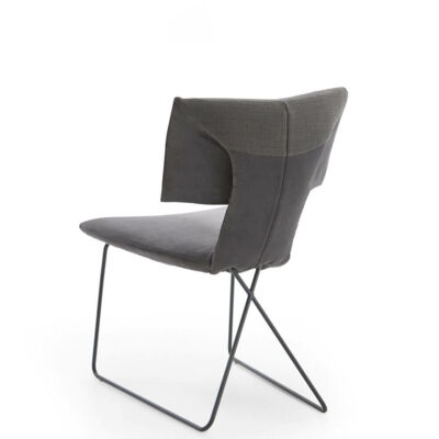 Hartmann Stuhl Ella 9610-1705 Stoff, Stuhl, Sessel, Metallgestell, Gepolstert, Grau