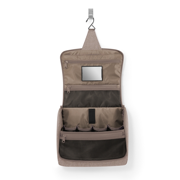 Reisenthel TOILETBAG XL in Farbe herringbone mokka