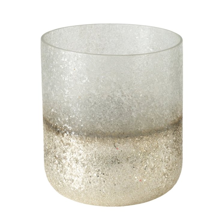 Boltze Windlicht Jaenna Glas lackiert Farbmix