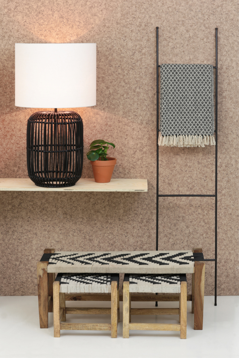 Light & Living Deko-Leiter Siem in Schwarz