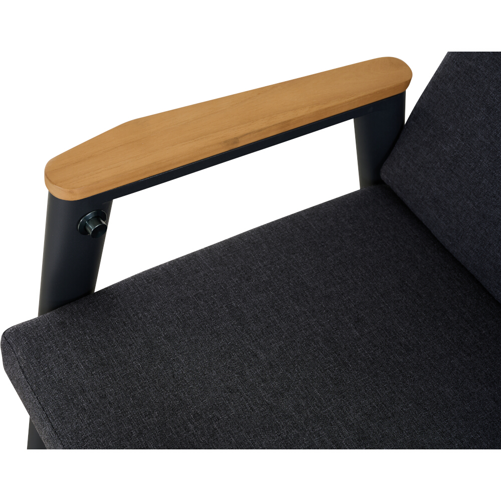 Movesessel ROMA ca.B61 H108 T70 cm in Aluminium matt anthrazit