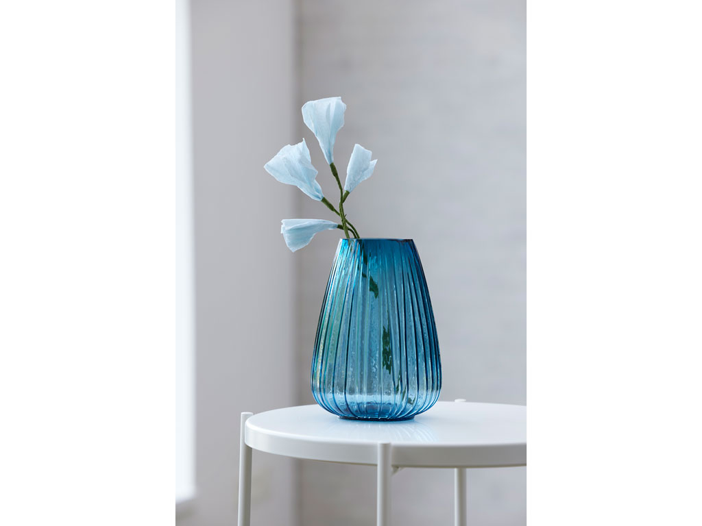 BITZ Vase 2,6 Liter in Farbe blau