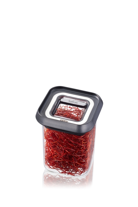 GEFU Vorratsdose PANTRY in Farbe schwarz/silber