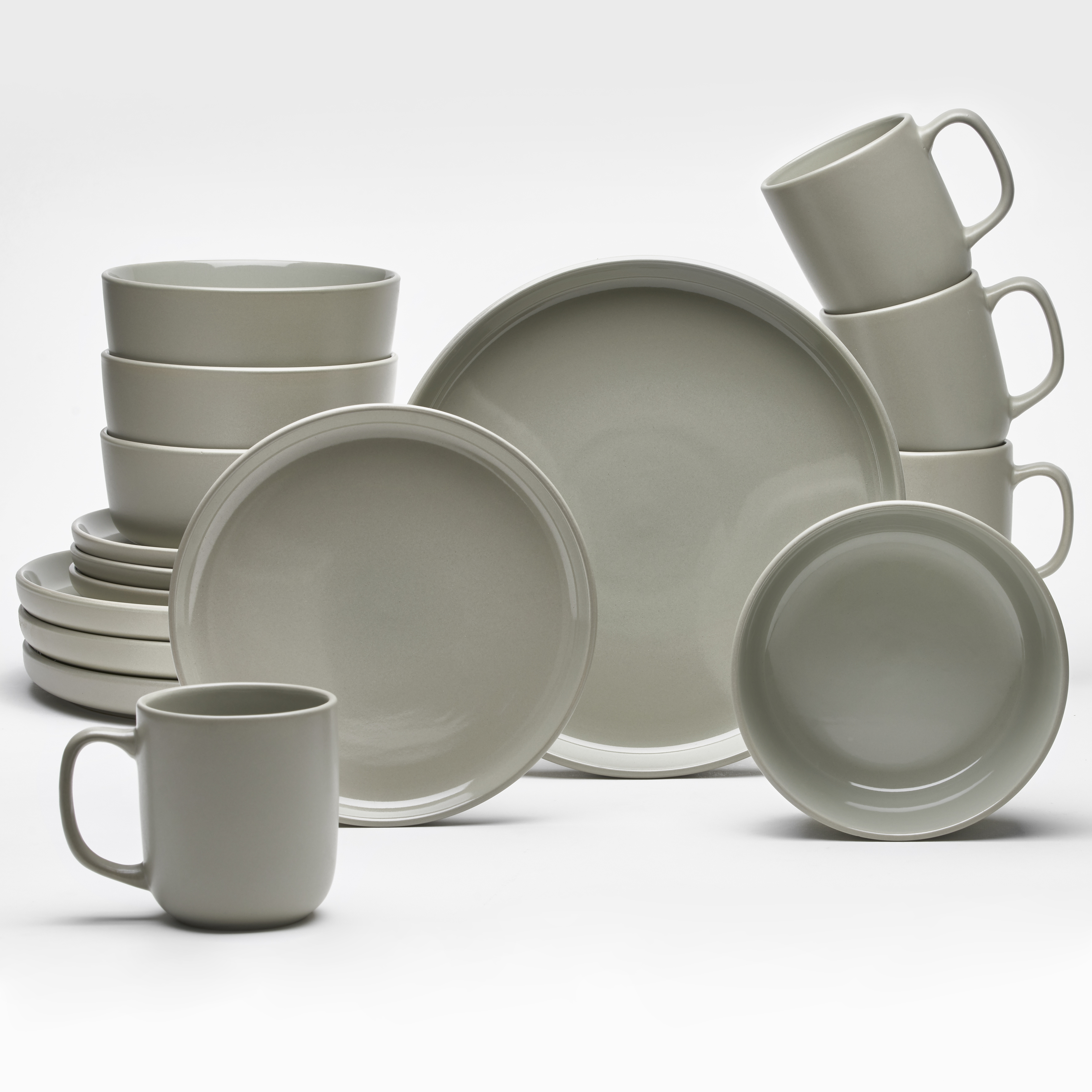 van Well Kombiservice 16-teilig LINZ in taupe