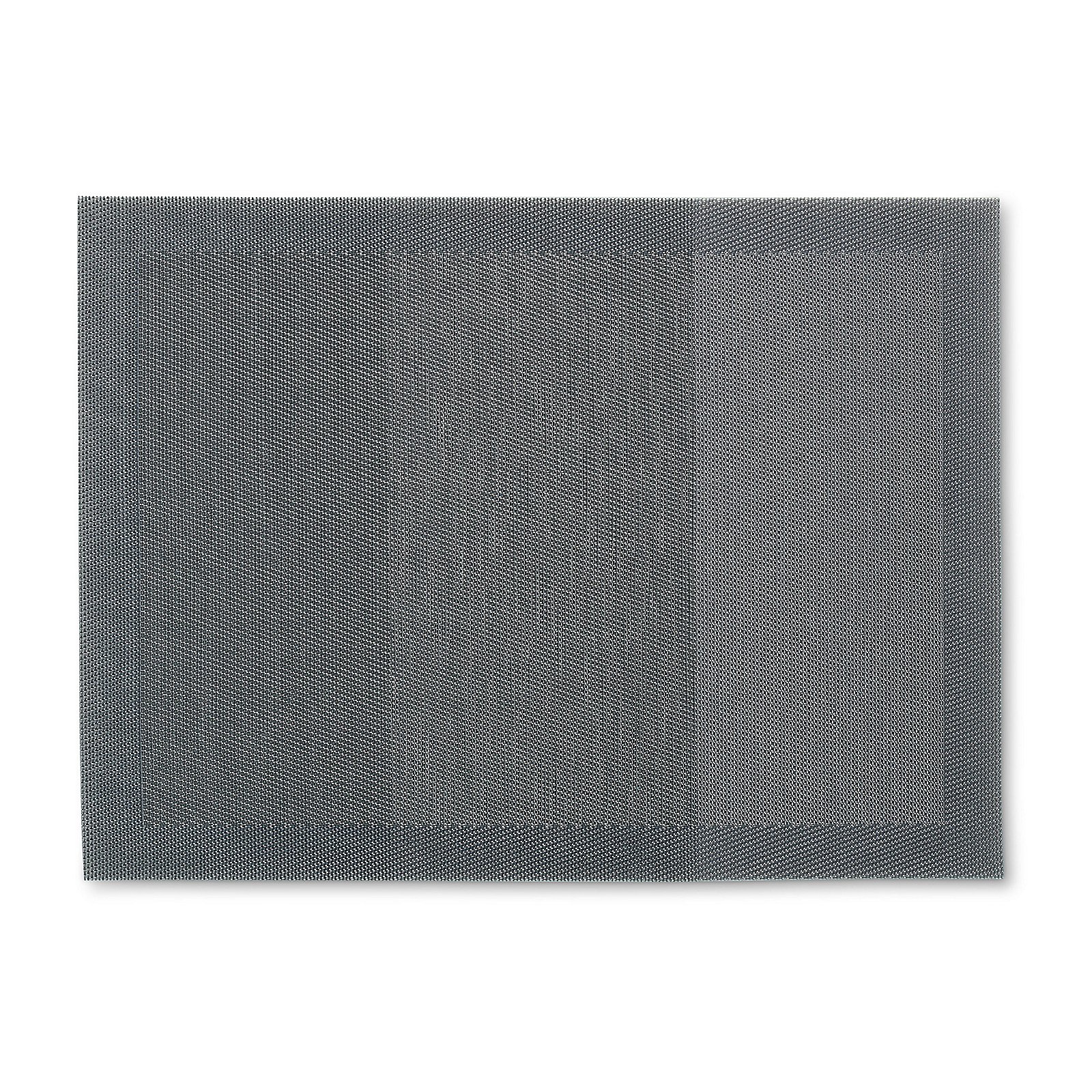 Kela Tisch-Set NICA in Farbe Dunkelgrau, Tischdecke, Stoffdecke, Hochwertig, Streifenmuster, Drahtoptik
