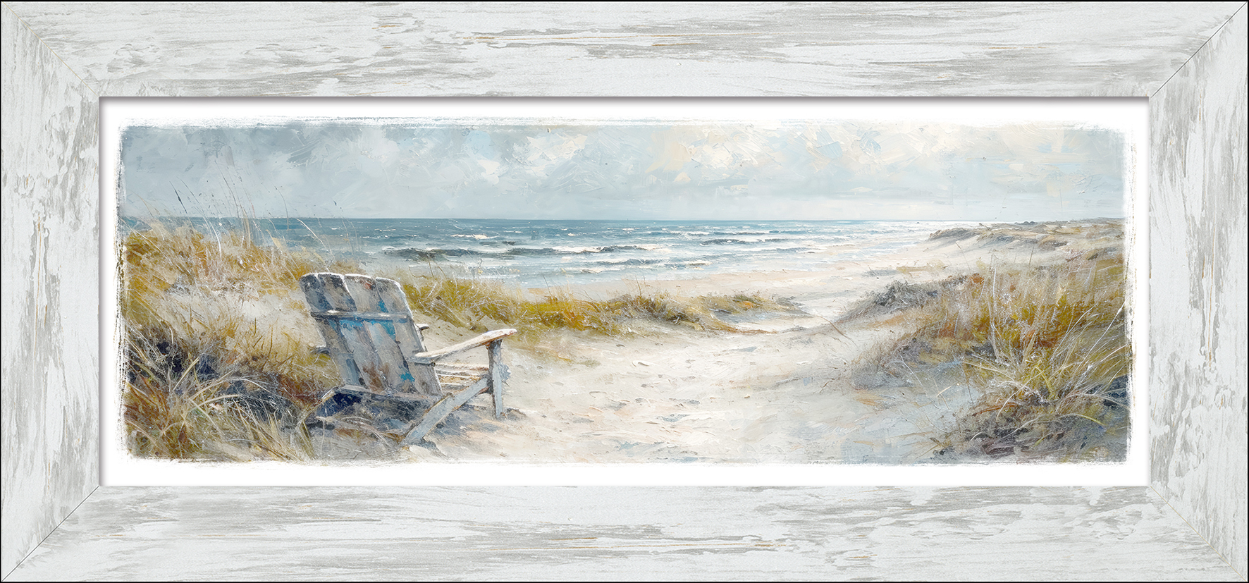 PRO ART New Classic Wood 94x44cm Waiting On The Beach