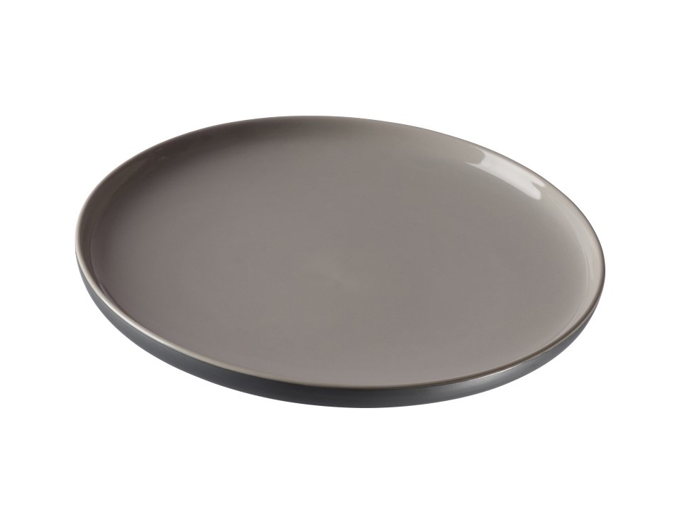 Ritzenhoff & Breker Speiseteller Jasper flach in Farbe grau