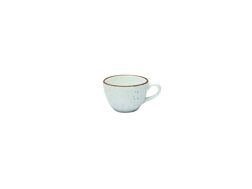 CreaTable Kaffeeobere Vintage Nature in Farbe Weiß glänzend