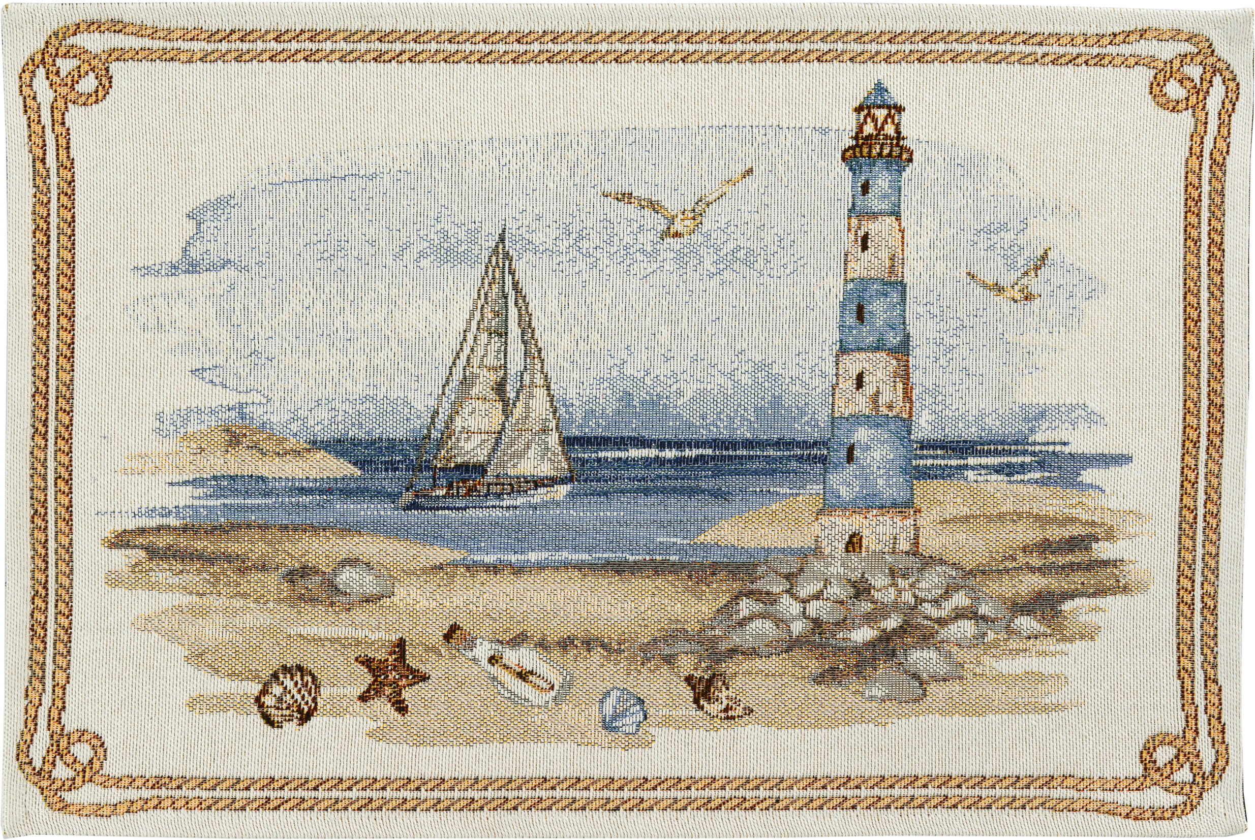 Sander Tischset LIGHTHOUSE ca. 32x48cm in Farbe original Sander Tischset LIGHTHOUSE ca. 32x48cm in Farbe original