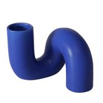 Boltze Vase Bluyo in Farbe Porzellan blau