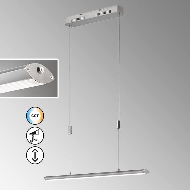 Fischer & Honsel LED-Pendelleuchte BEAT TW in Aluminium