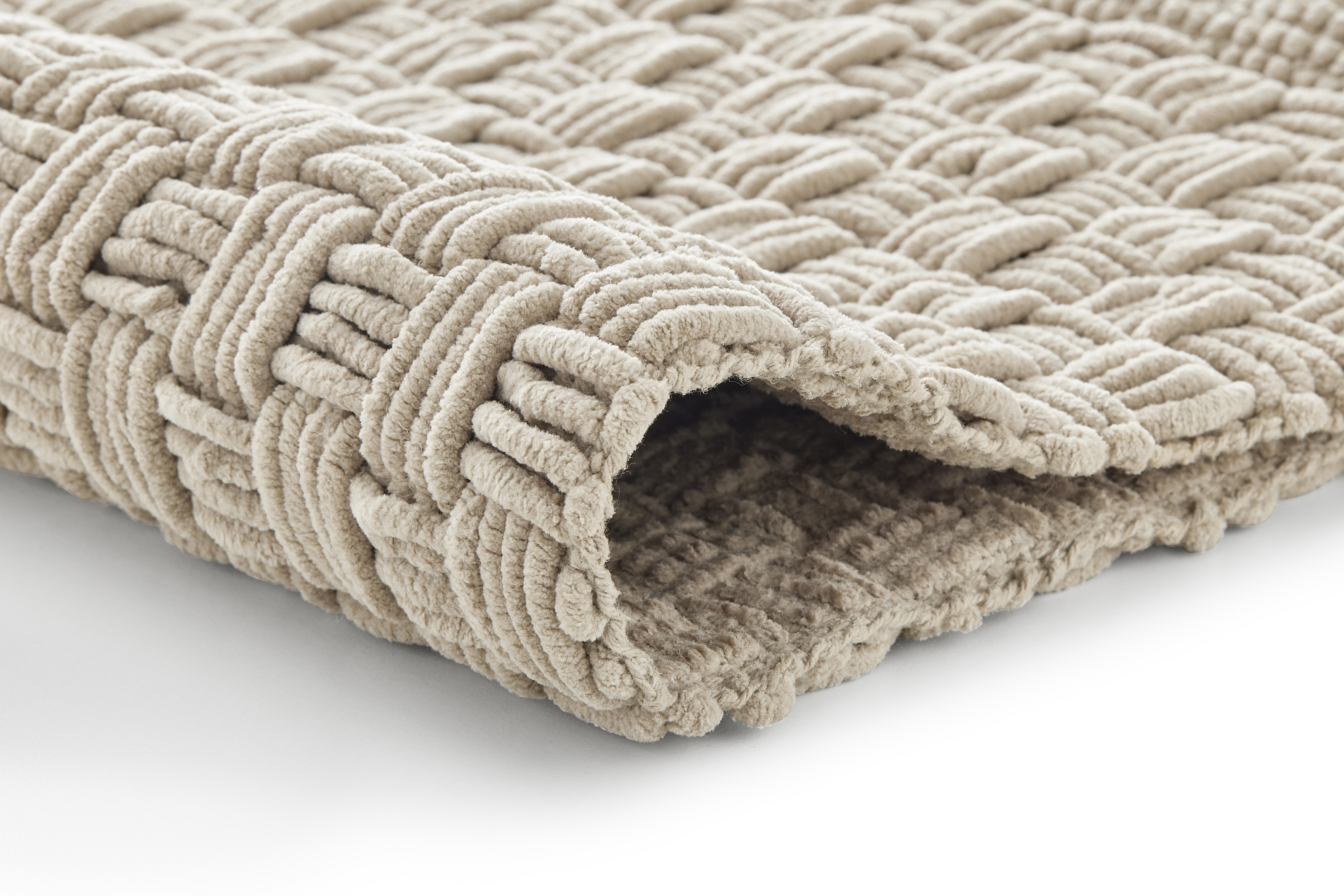Kleine Wolke Badteppich MATINO ca. 70x120cm in Farbe Macadamia