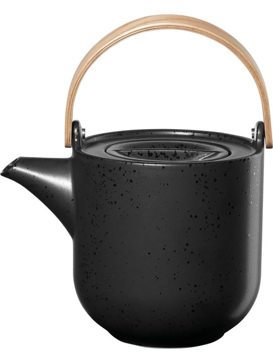 ASA Selection Teekanne Coppa in Farbe schwarz matt