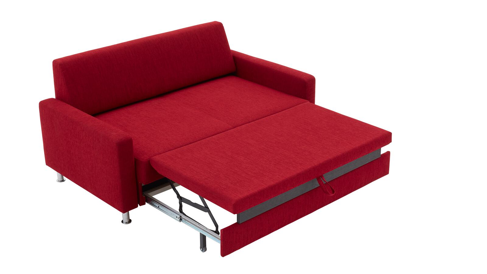 Schlafsofa FLEXA ca. 120x200cm in Stoff rot