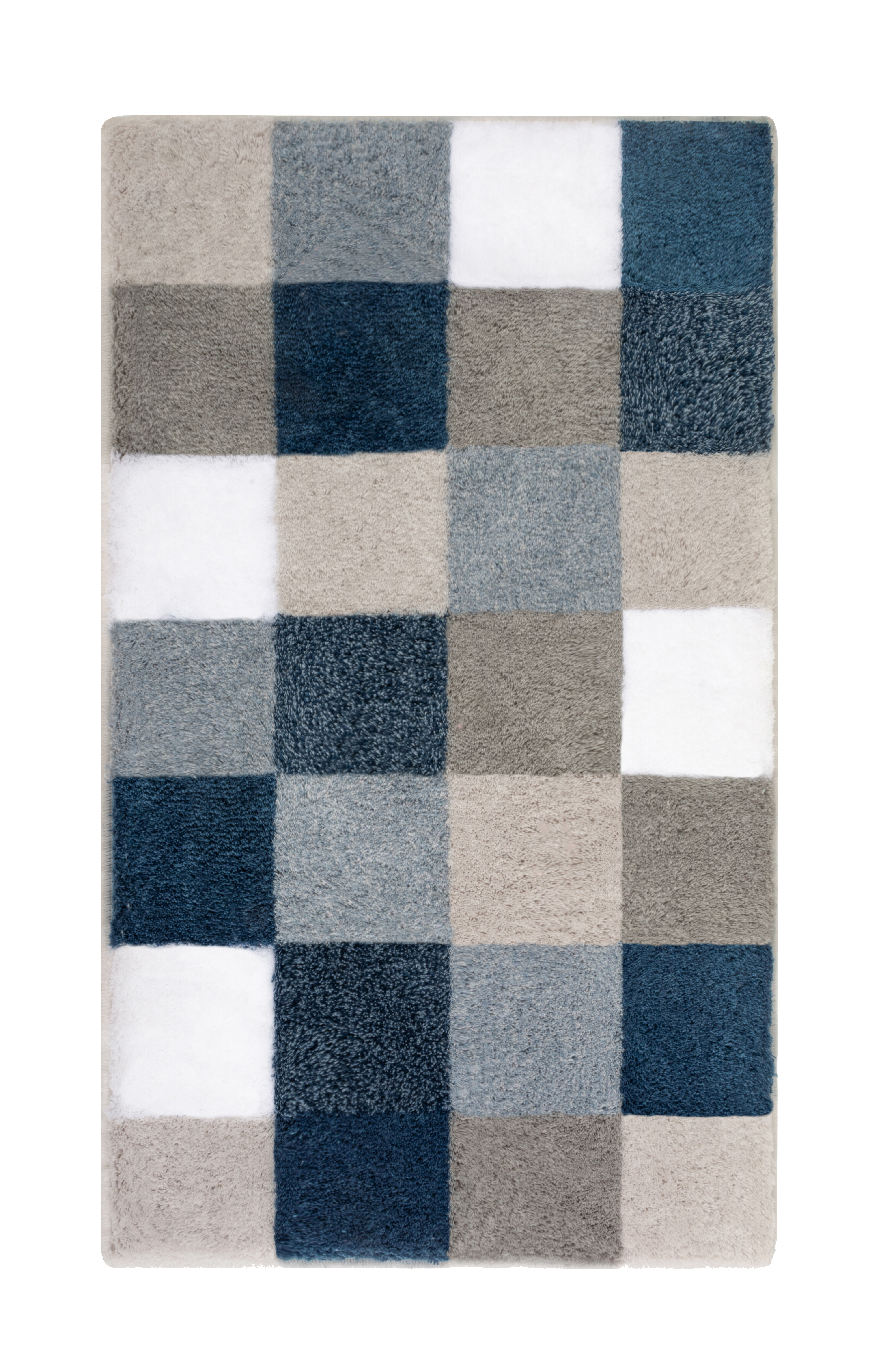 Kleine Wolke Badteppich CARO ca. 60x105cm in Farbe Mare