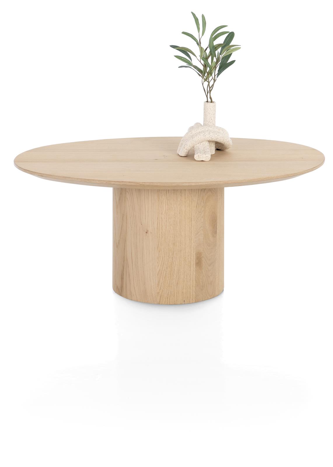 XOOON Couchtisch TRENTON ca. B51 H35 T80 cm in Eiche natur furniert