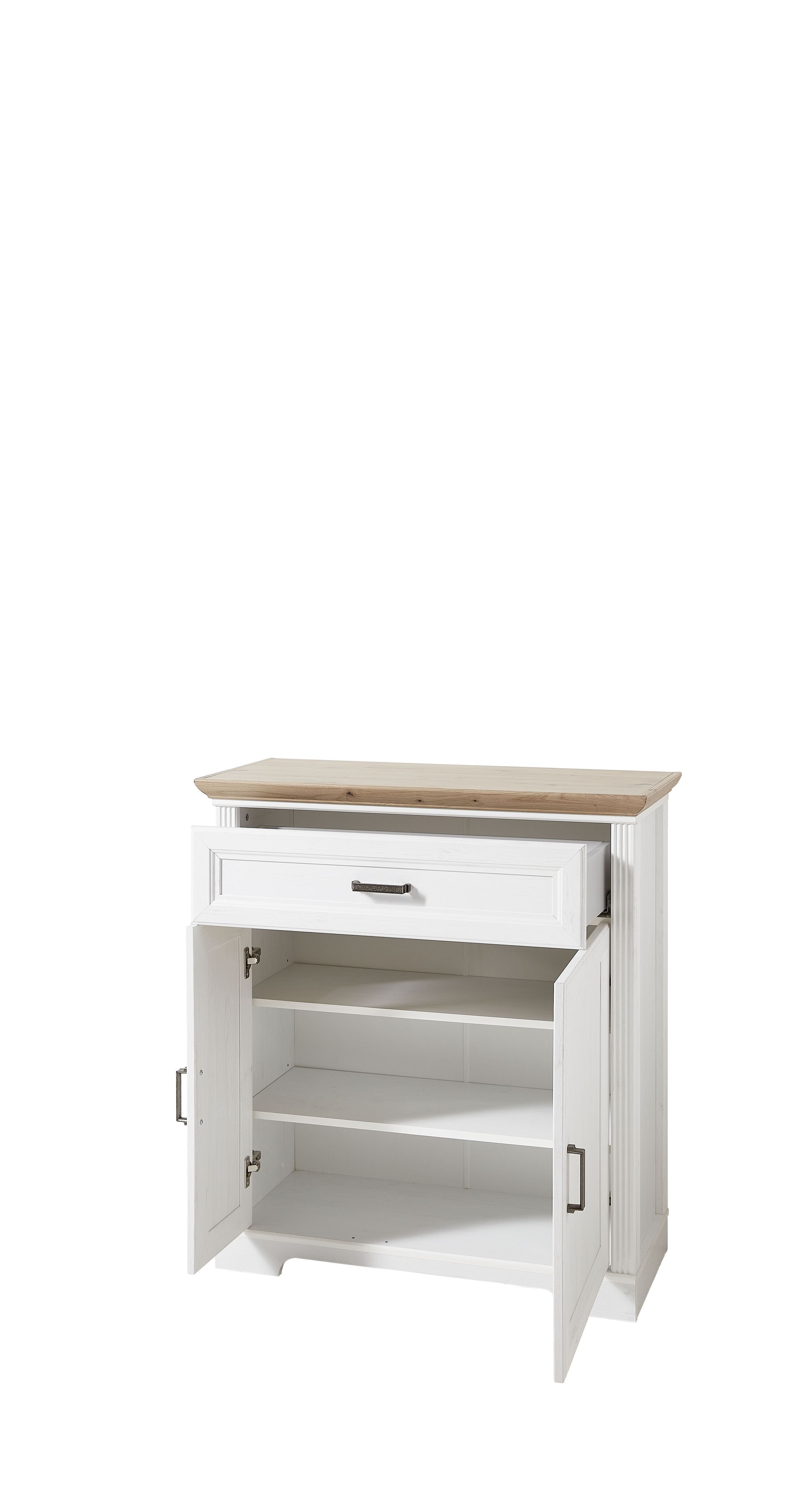 Schuhschrank B/H/T ca. 93/102/41 cm in Mehrfarbig Innostyle Schuhschrank Jasmin in Pinie hell / Artisan Eiche, 102 x 93 cm