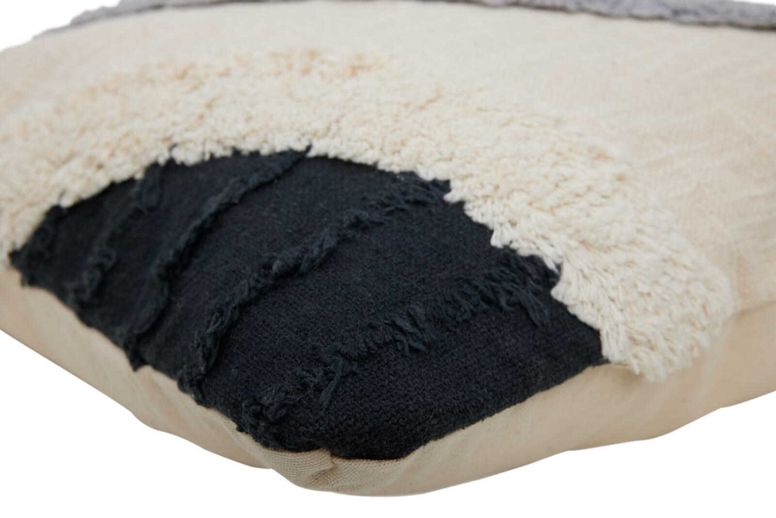 Roomio Kissenhülle NO. 9408 in Farbe schwarz, beige, Dekoration für Zuhause, Kissen, Kopfkissen, Teppich