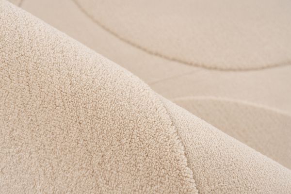 Webteppich FOCUS ca. 120x170cm in Farbe beige Webteppich FOCUS ca. 120x170cm in Farbe beige, fleece, soft, beige, fabric, texture