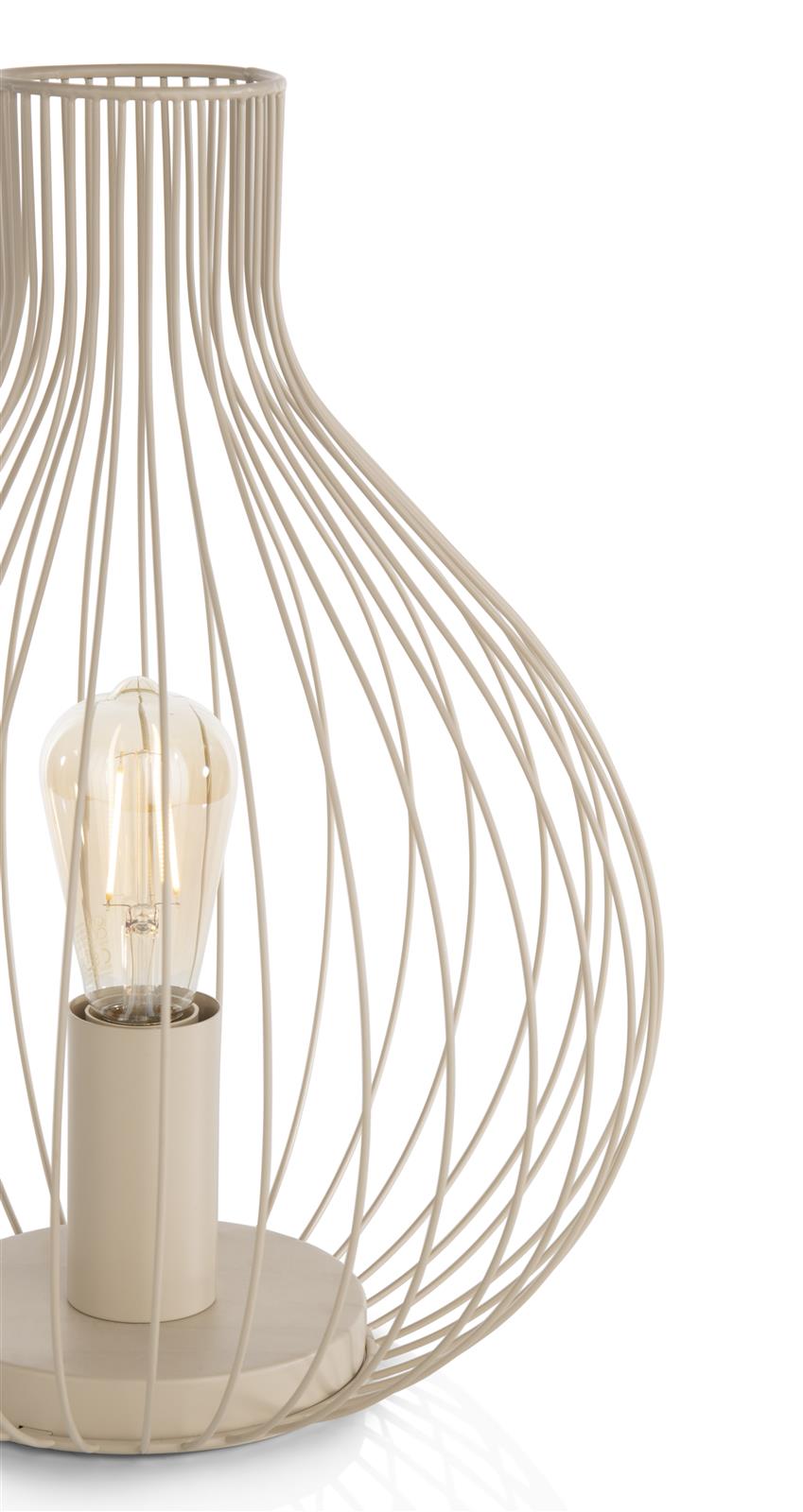 Coco Maison Tischlampe COCO MAISON ca. B35 H42 T35 cm in Jax, beige