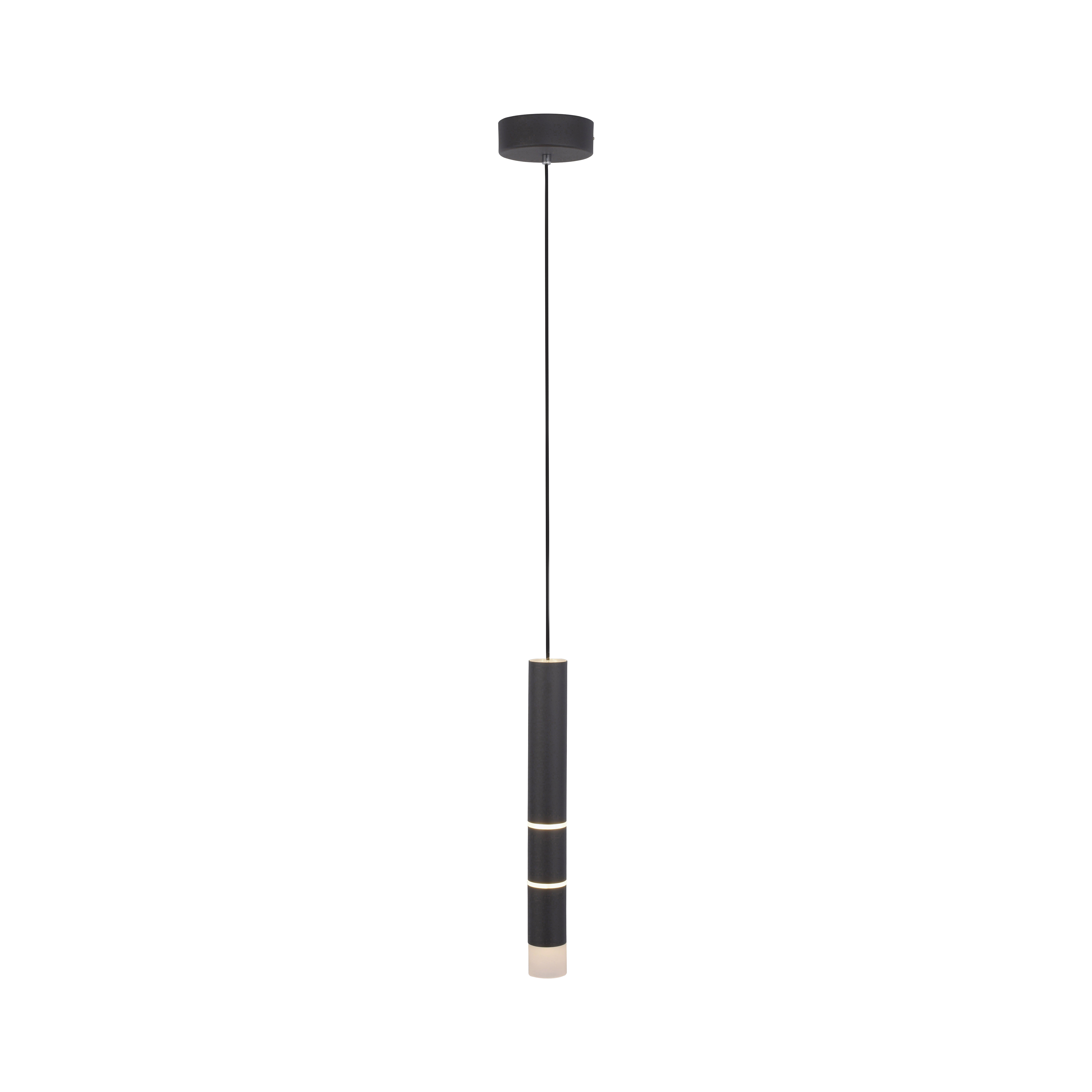 Paul Neuhaus LED-Pendelleuchte PURE VEGA 4-flammig in Farbe schwarz, Lampe