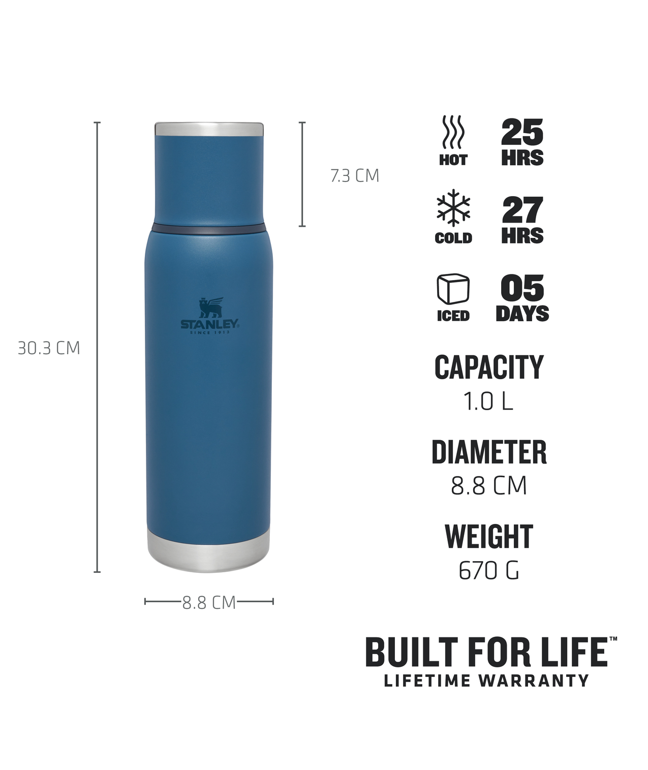 Stanley Adventure To-Go Bottle in Farbe Abyss