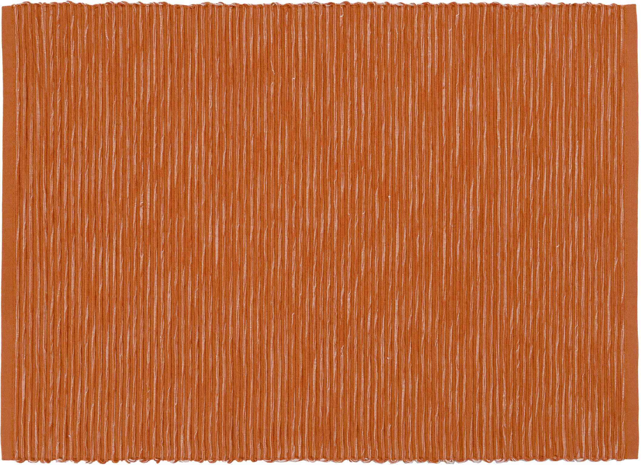 Sander Tischset BREEZE ca. 35x50cm in Farbe burnt sienna, tischdecke, orange, gestreift, weich, textur