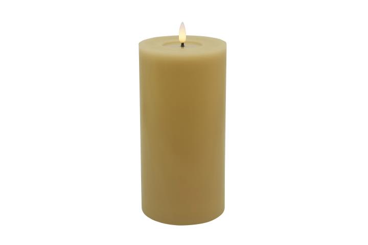 LED-Stumpenkerze Basic 2 LED STUMPENKERZE BASIC in Gelb L.C. Wholsaler LED Stumpenkerze Basic LED Stumpenkerze Basic in