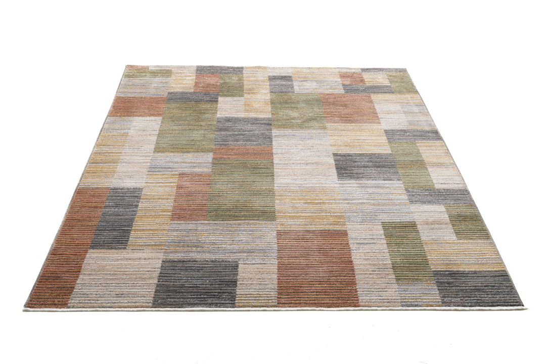 Theo Keller Webteppich Corduletta ca. 160x230cm in Farbe Multicolor Theo Keller Webteppich Corduletta ca. 160x230cm in Farbe Multicolor, abstract rug, area rug, patchwork, multicolor, textured rug