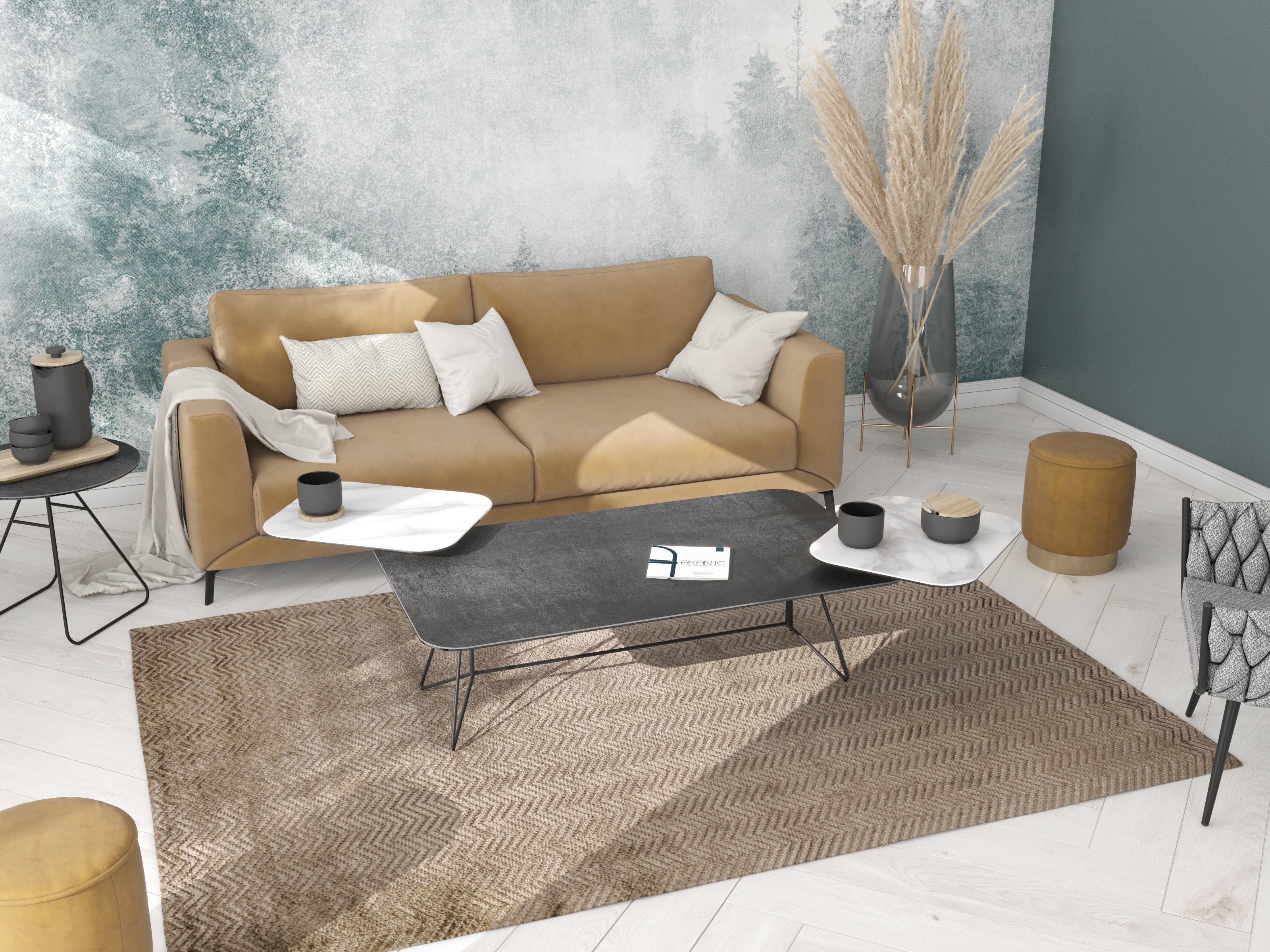 Interliving Couchtisch IL 6205 in Titan/Marmoroptik Interliving Couchtisch IL 6205 in Titan/Marmoroptik