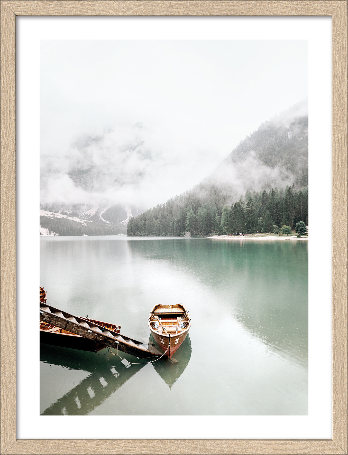 ProArt Framed-Art Slim Scandic 33x43cm Bootsfahrt auf Bergsee ProArt Framed-Art Slim Scandic 33x43cm Bootsfahrt auf Bergsee