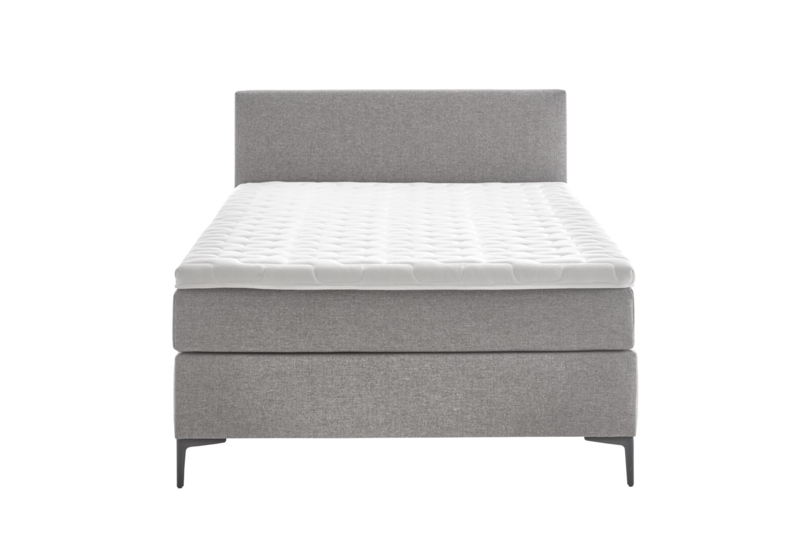 Fey Boxspringbett Kawoo 6611-00-00 Grau, bett, matratze, kopfteil, grau, boxspring