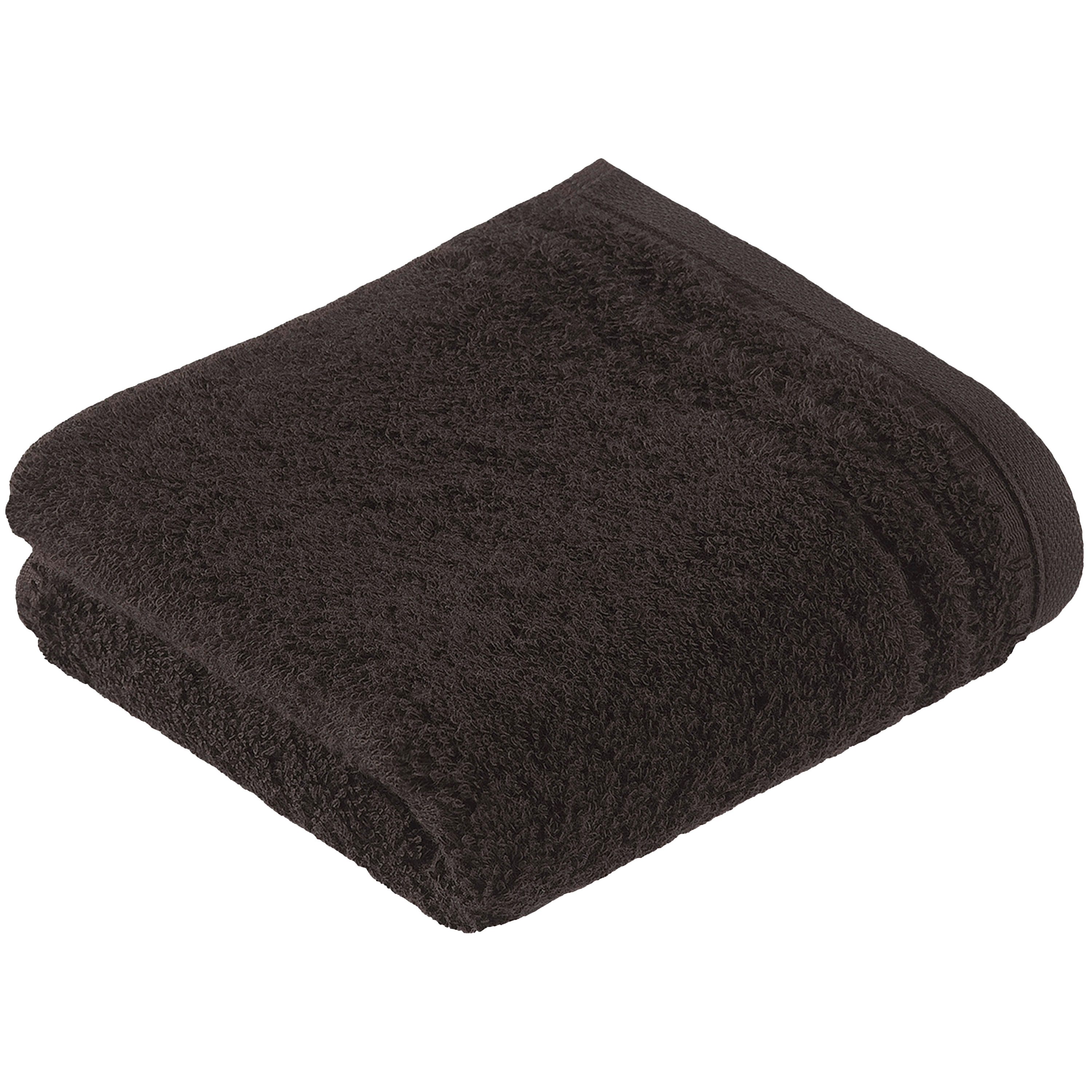 Vossen Gästetuch Vienna Style Supersoft ca. 30x50cm in Farbe espresso, Handtuch, Frottee, Dunkelbraun, Baumwolle, Uni