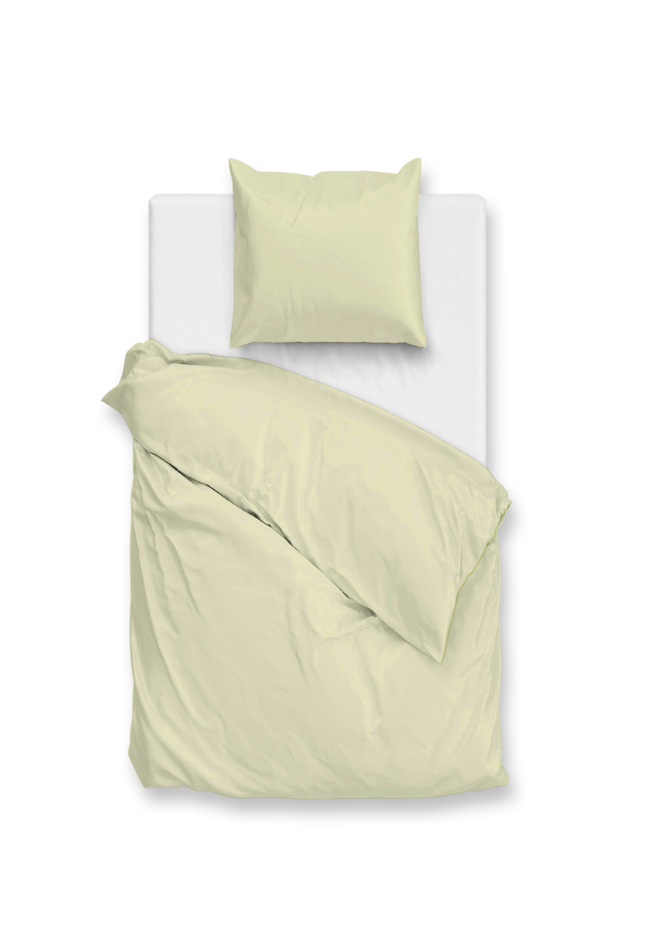 Heckettlane Bettwäsche ca. 155x220cm in Farbe Aloe-Green
