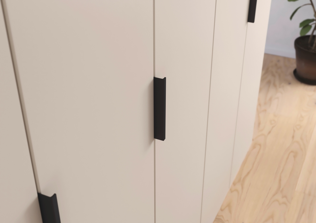 Rauch Drehtürenschrank KODA 5-türig in Champagner/Atlantic Oak dunkel foliert Rauch Drehtürenschrank KODA 5-türig in Champagner/Atlantic Oak dunkel foliert