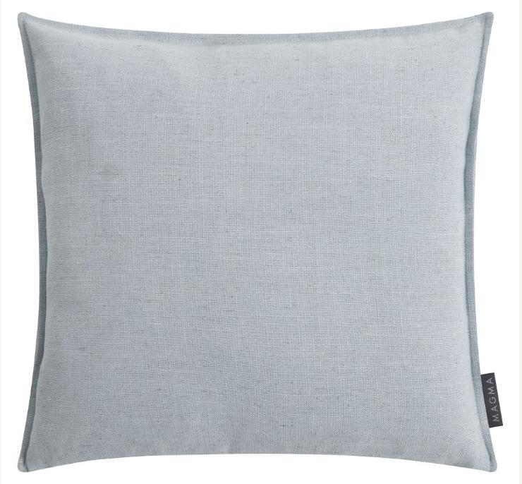 Magma Heimtex Kissenhülle ARYANE ca. 45x45cm in Farbe himmelblau, Kissen, Dekoration für Zuhause, Leinen
