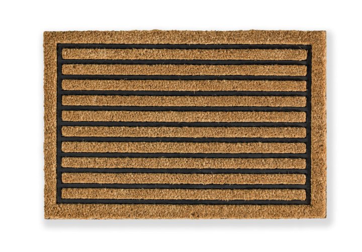 Golze & Söhne Türmatte Coco Home ca. 40x60cm in Farbe Streifen, türmatte, türschuhmatte, korkmatte, eingangsmatte, fußabtreter