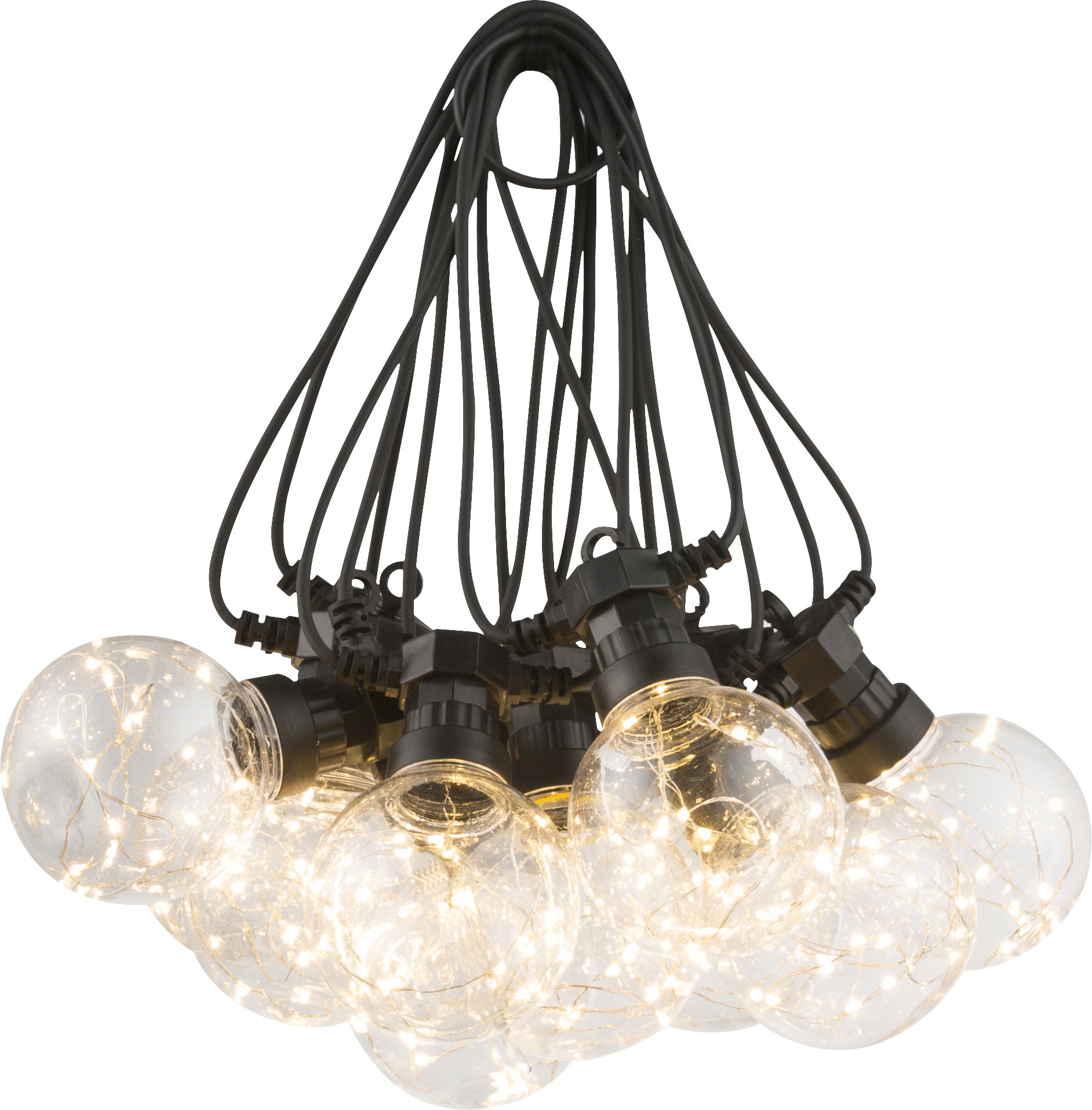 LED-Lichterkette schwarz