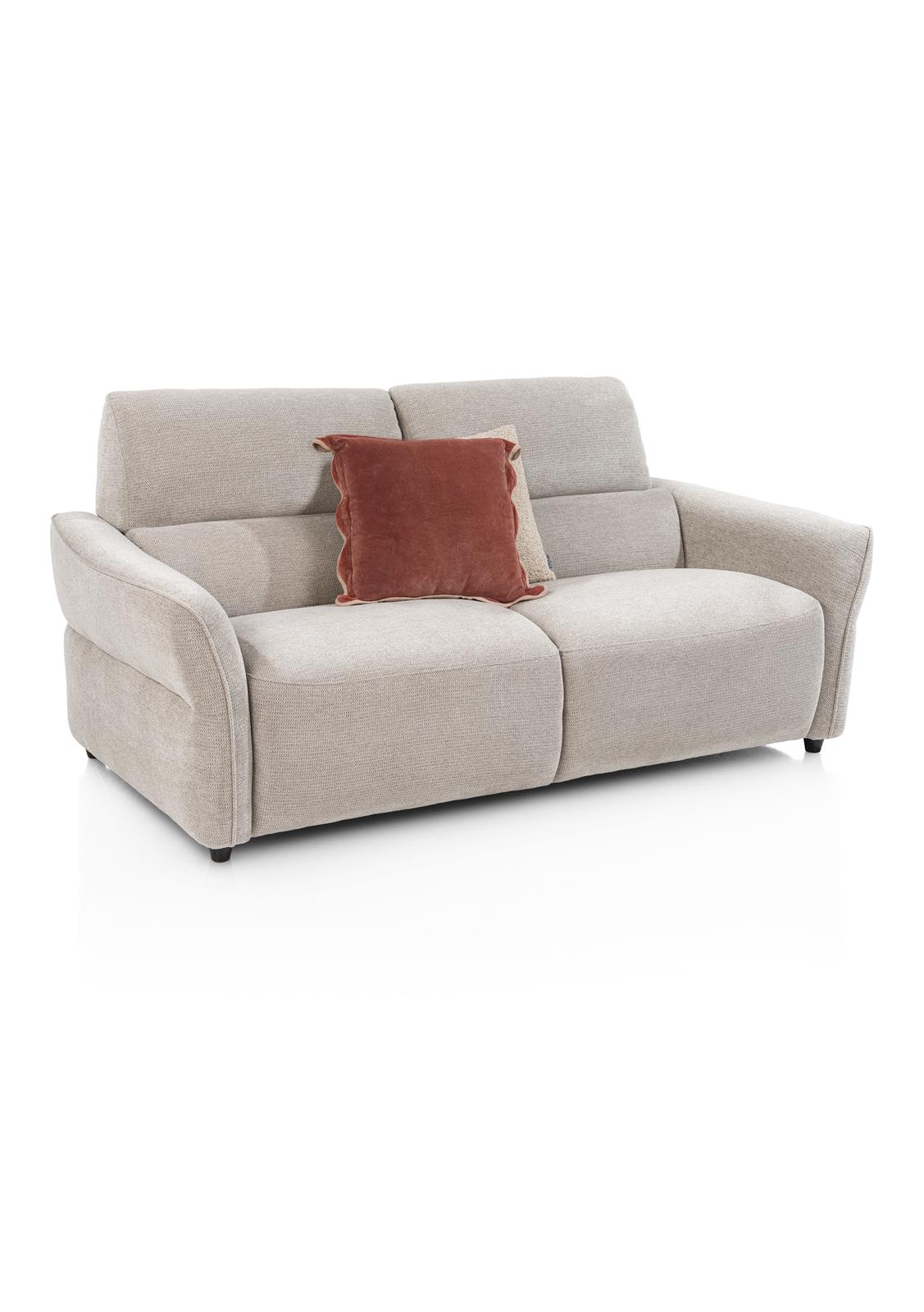Henders & Hazel 2,5-Sitzer ANGLET 56401-001, Sofa, Zweisitzer, Beige, Stoff, Kissen