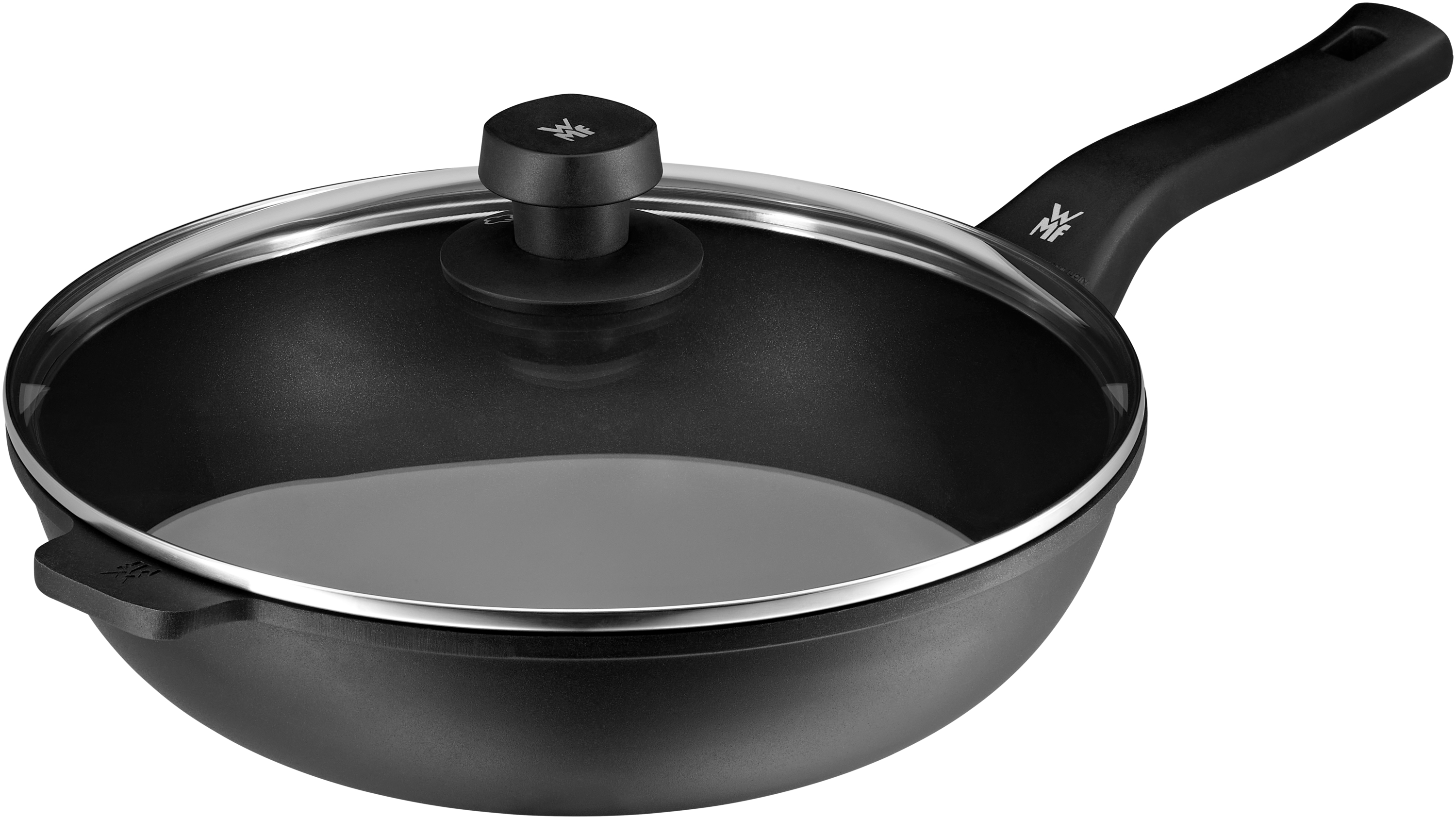 WMF PermaDur Premium Wok mit in schwarz