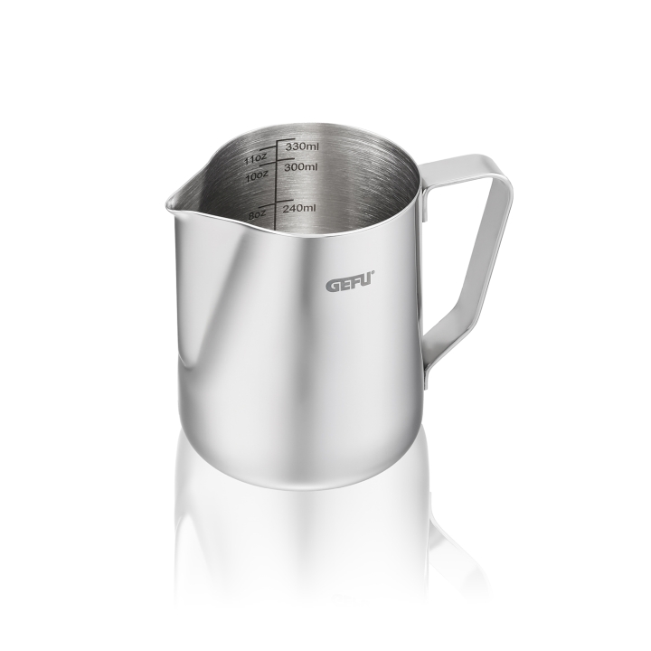 GEFU Milchkännchen BARISTA in Farbe silber