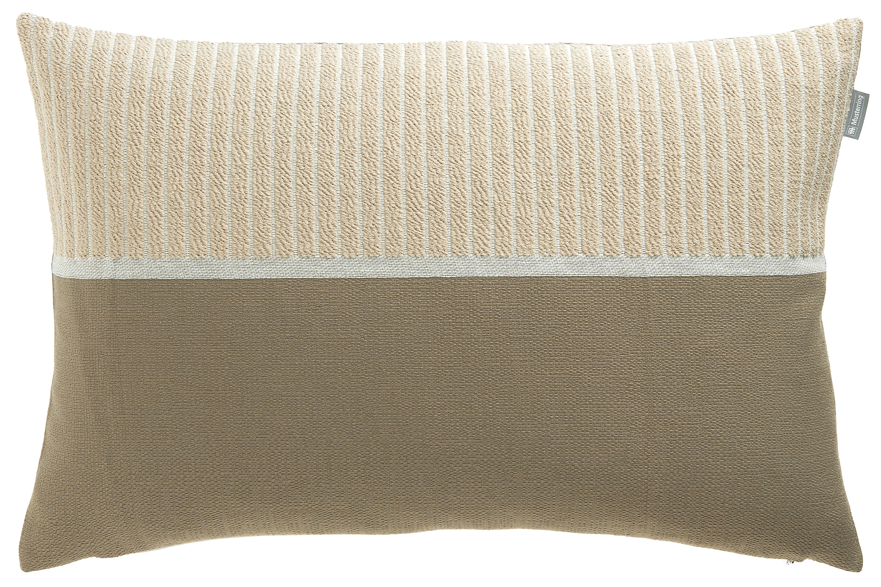 Musterring Zierkissenhülle MR-Simple ca. 38x58cm in Farbe beige, Kissen, Dekoration für Zuhause, Leinen