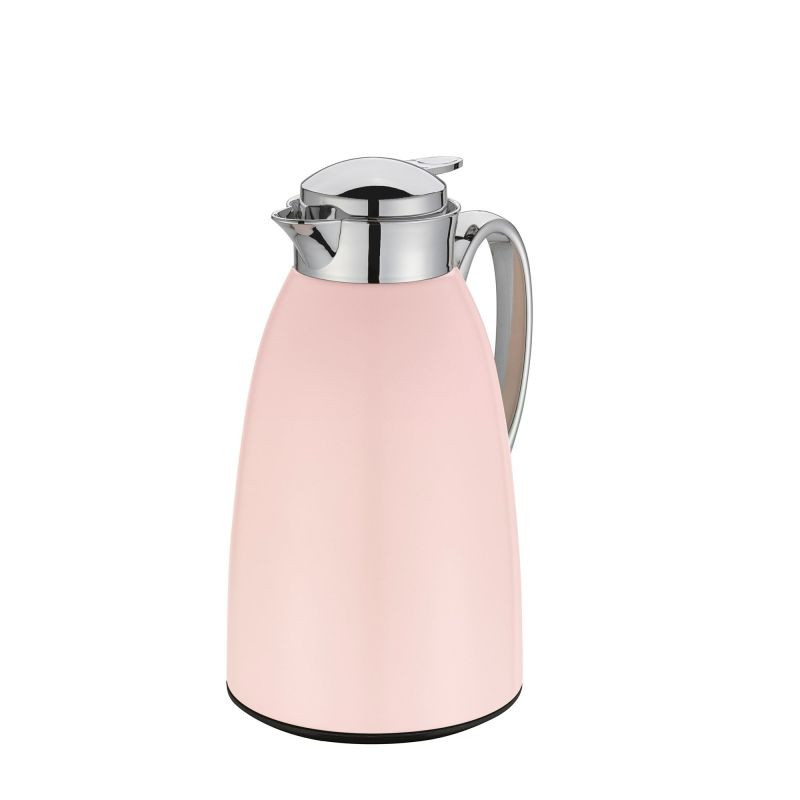 Isolierkanne Venezia in Edelstahl, rosa matt, Kanne, Wasserkrug, Flasche, Shaker