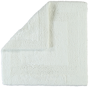 Cawö Wende-Badteppich Home 60x60cm in Farbe weiß